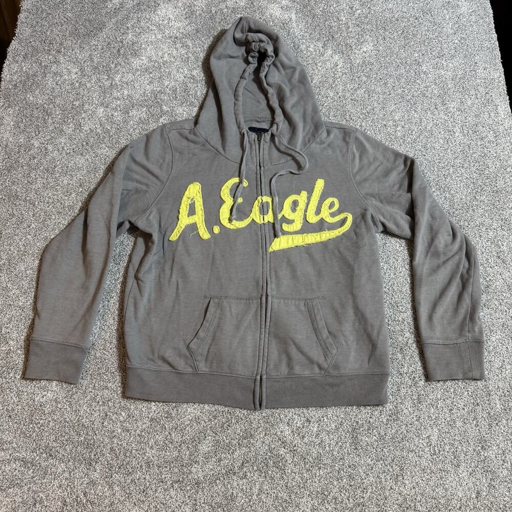 American Eagle Hoodie Mens Size XXL Vintage Y2K Streetwear Skater Grunge Outdoor